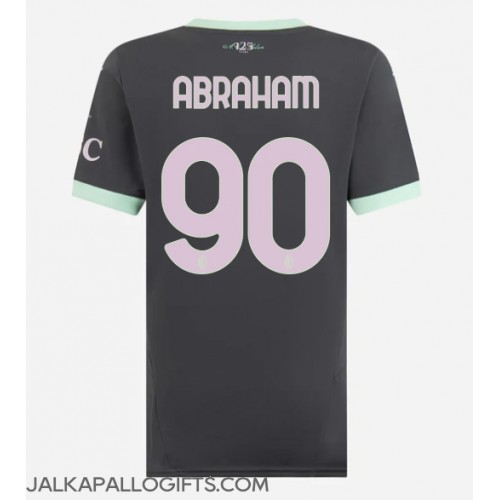 AC Milan Tammy Abraham #90 Kolmaspaita Naiset 2024-25 Lyhythihainen